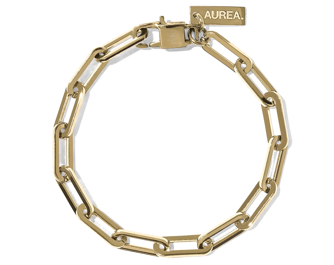 Square Chain Bracelet Gold