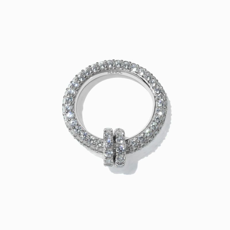 川村壱馬 AUREA. Pavé Hoop Ring【Silver925】 川村壱馬 AUREA. Pavé Hoop Ring【Silver925】