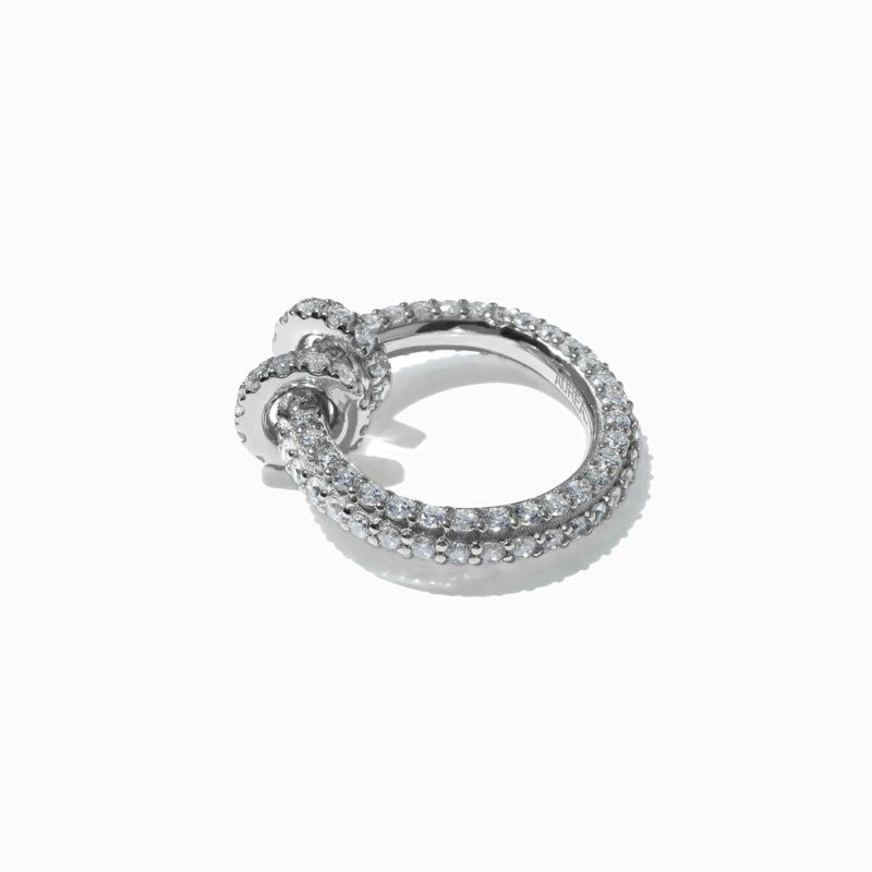 川村壱馬 AUREA. Pavé Hoop Ring【Silver925】 Pavé Hoop Ring【Silver925】(Silver) | AUREA.