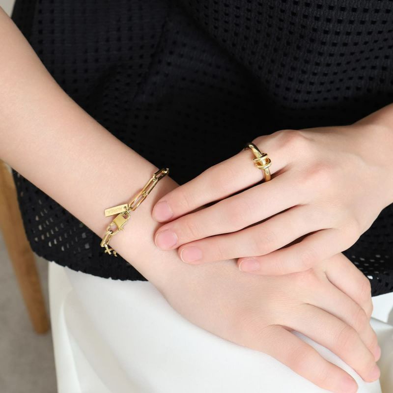 Hoop Ring 【Stainless】(Gold) | AUREA.